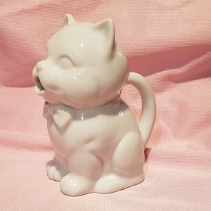 Vintage Small Cat Figure Creamer Pitcher Coffee Tea Milk